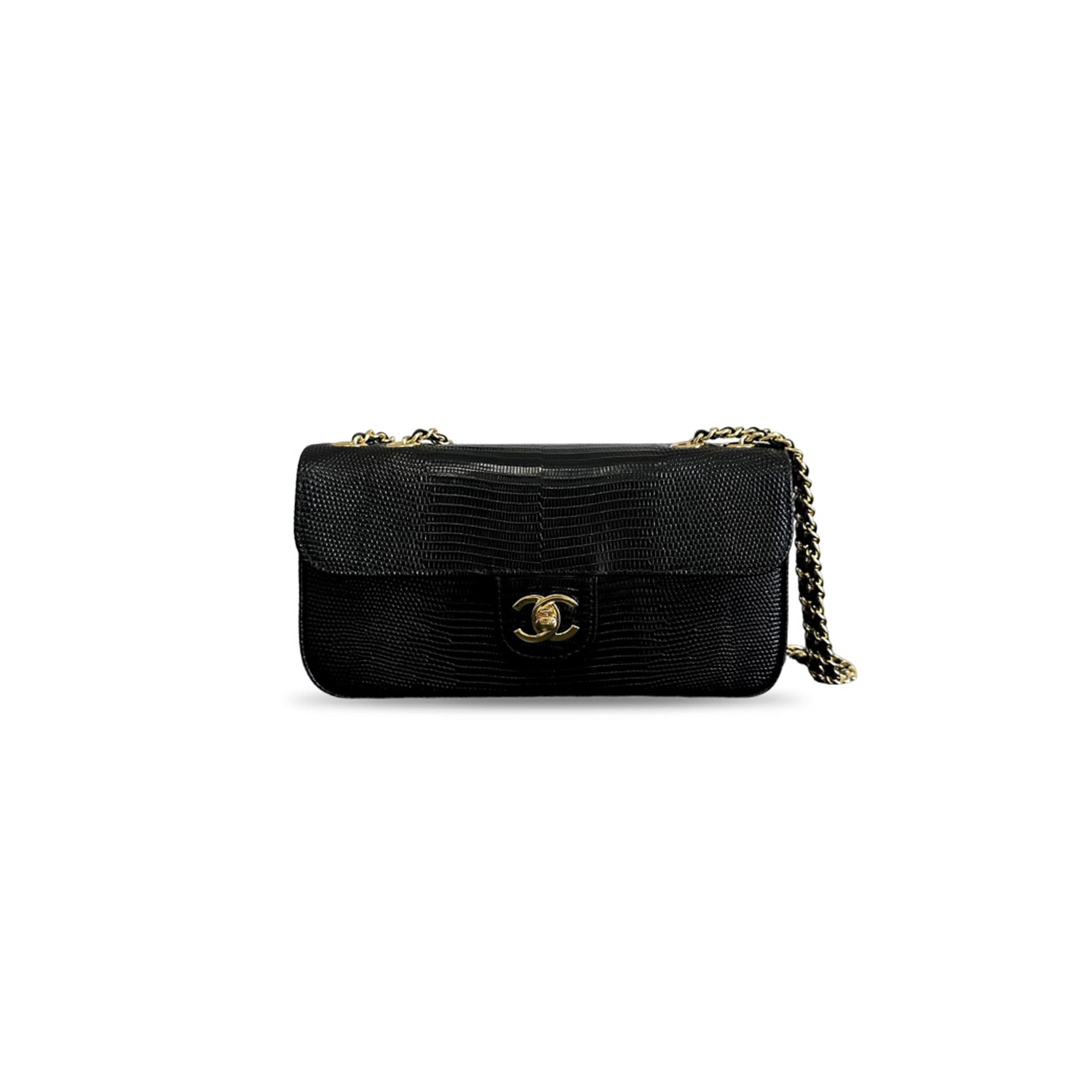 CHANEL MASTER CLASSIC SINGLE FLAP BAG LIZARD SMALL (21.5*12*4cm)